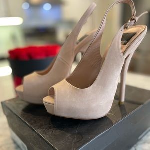 New Dolce Vita Blush Peep Toe Heels, Size 7.5